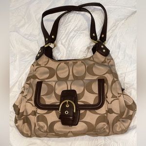 Coach Campbell Signature Hobo Bag